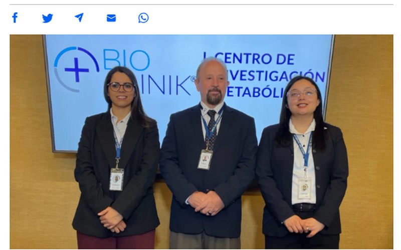 El +Bio Clinik — Centro de Investigación del Metabolismo Guatemala presentó el PAM