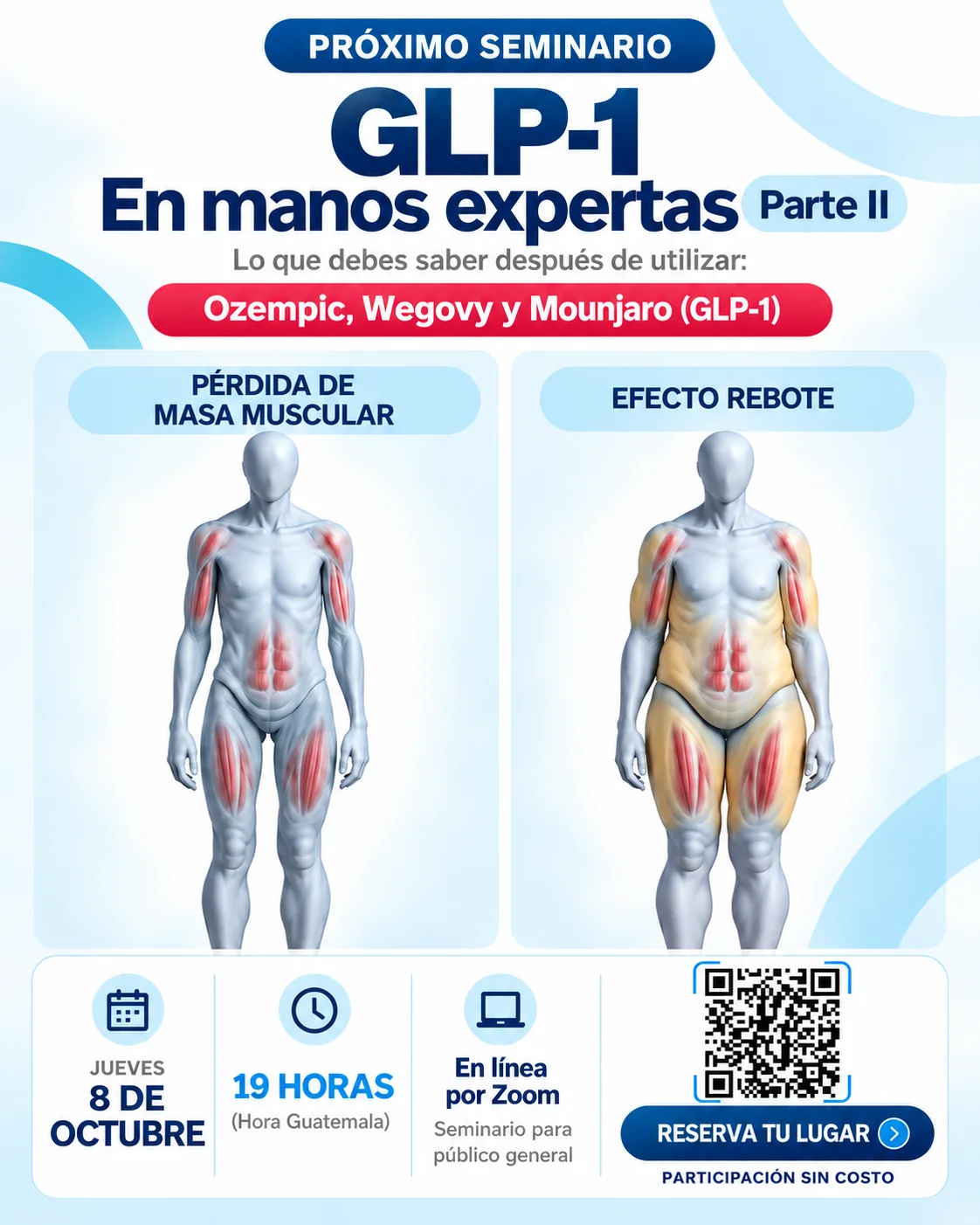 Afiche del próximo seminario En manos expertas