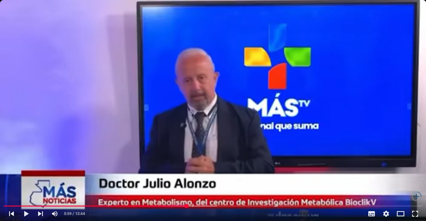 Entrevista Dr. Julio Alonzo experto en metabolismo | MÁSTV | Bio Clinik 2025 