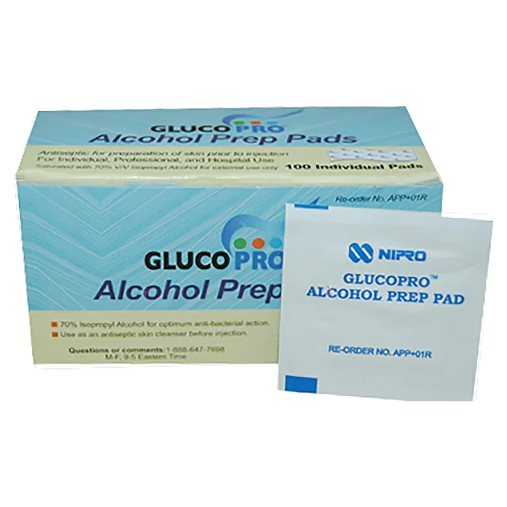 Toallas de alcohol Nipro (100 unidades)