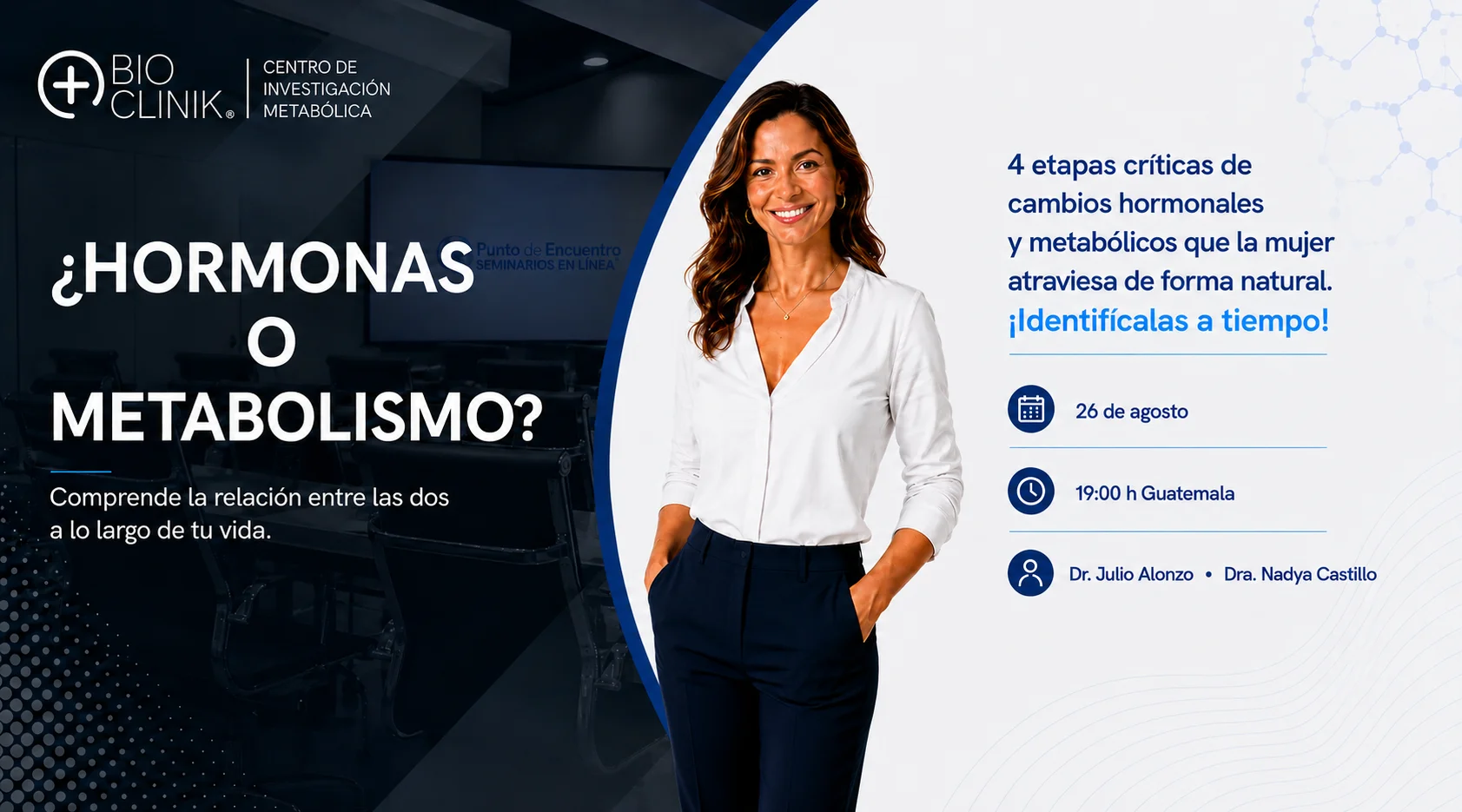 baner seminario hormonas 4 +Bio Clinik